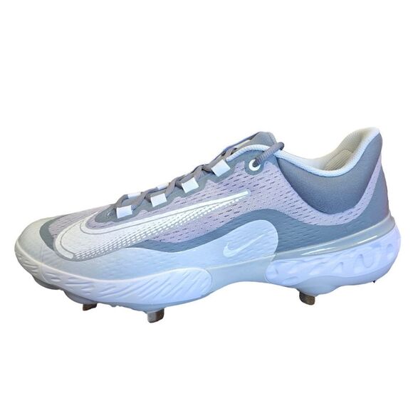 Nike Alpha Huarache Elite 4 Low 'Wolf Grey White' DJ6521-012 Baseball size 14 - Picture 1 of 11